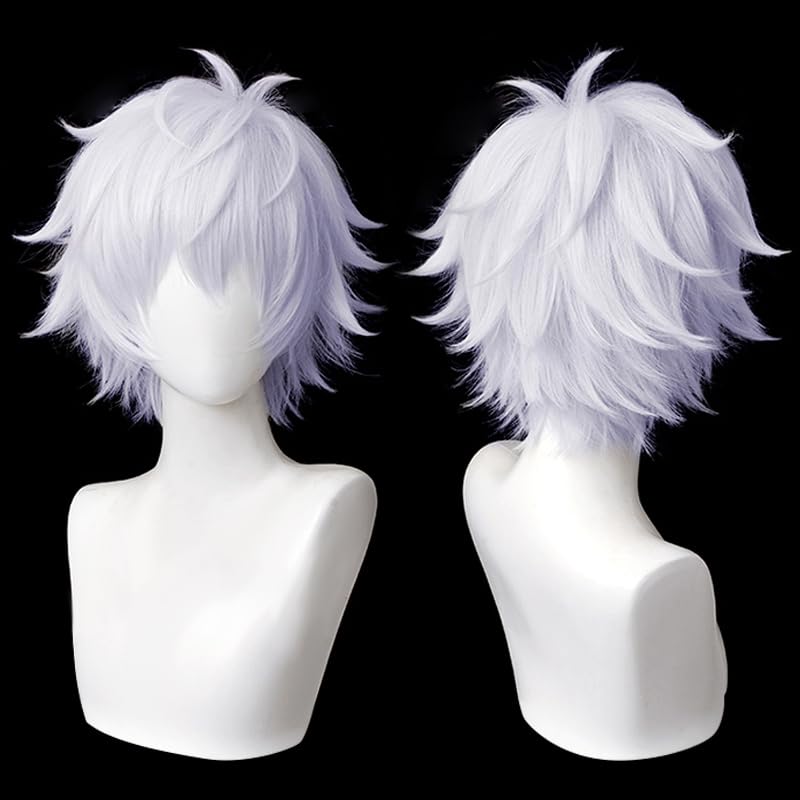 呪術廻戦 五条悟 高専 コスプレ ウィッグ